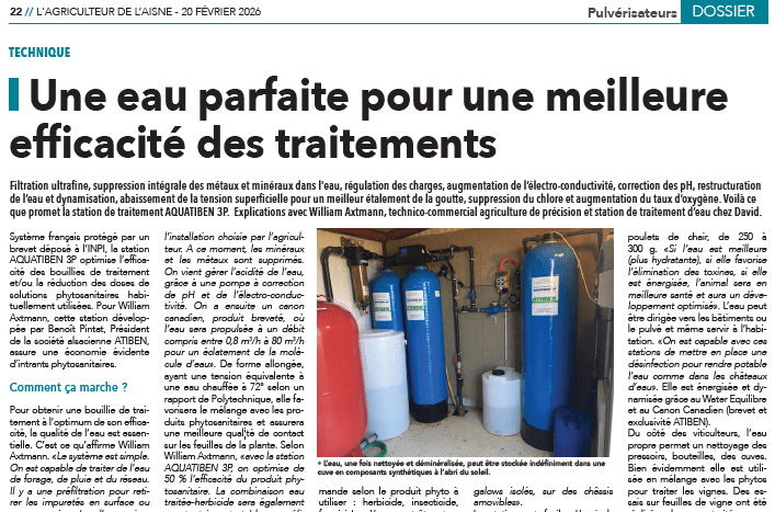 L’AGRICULTEUR DE L’AISNE – 20 FÉVRIER 2026